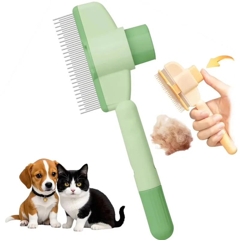 Escova Massageadora Anti-Estresse e Removedora de Pelos para Gatos